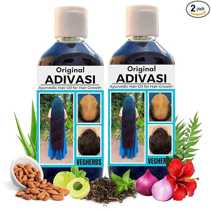 Adivasi Jeeva Sanjivani Herbal Hair Oil 125ml (Pack of 2)